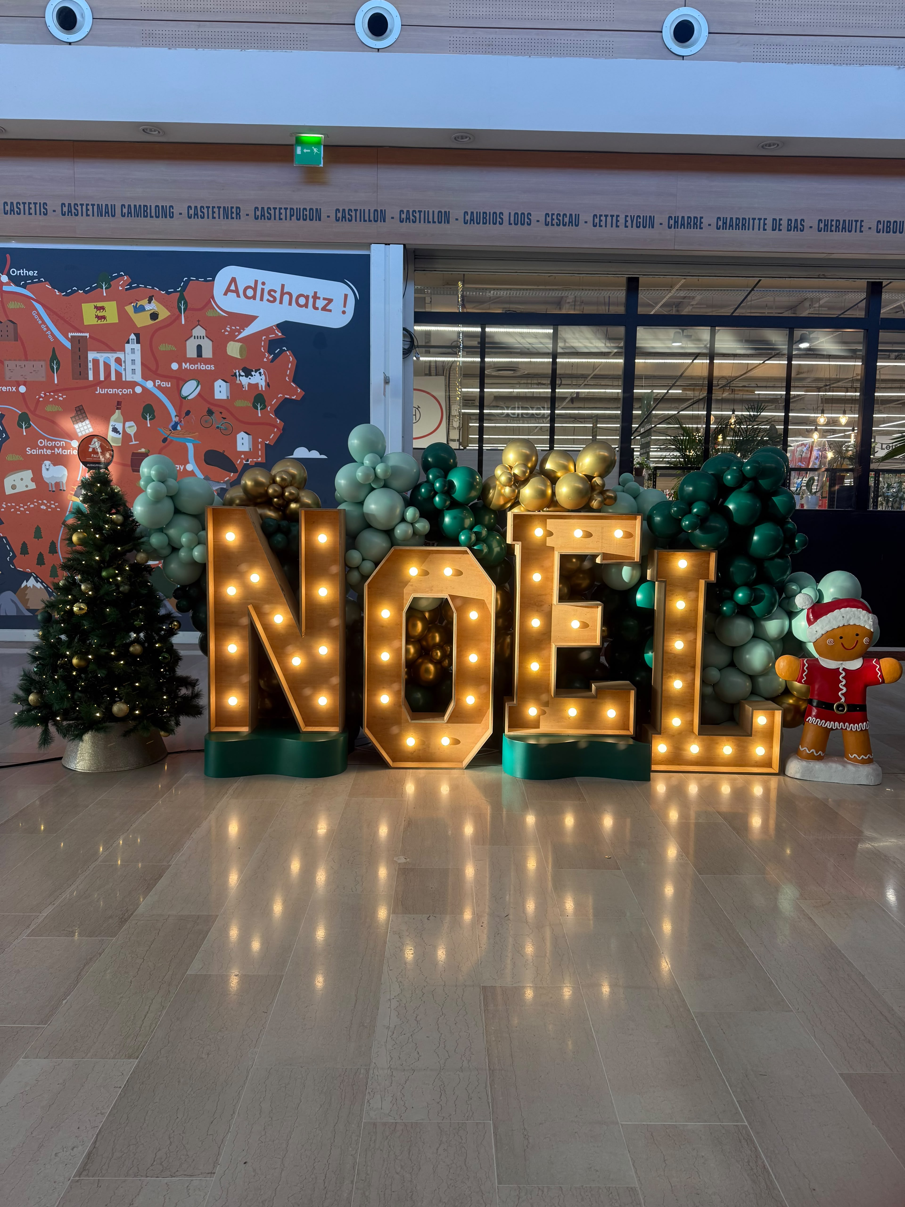 Noël Galerie commerciale Auchan