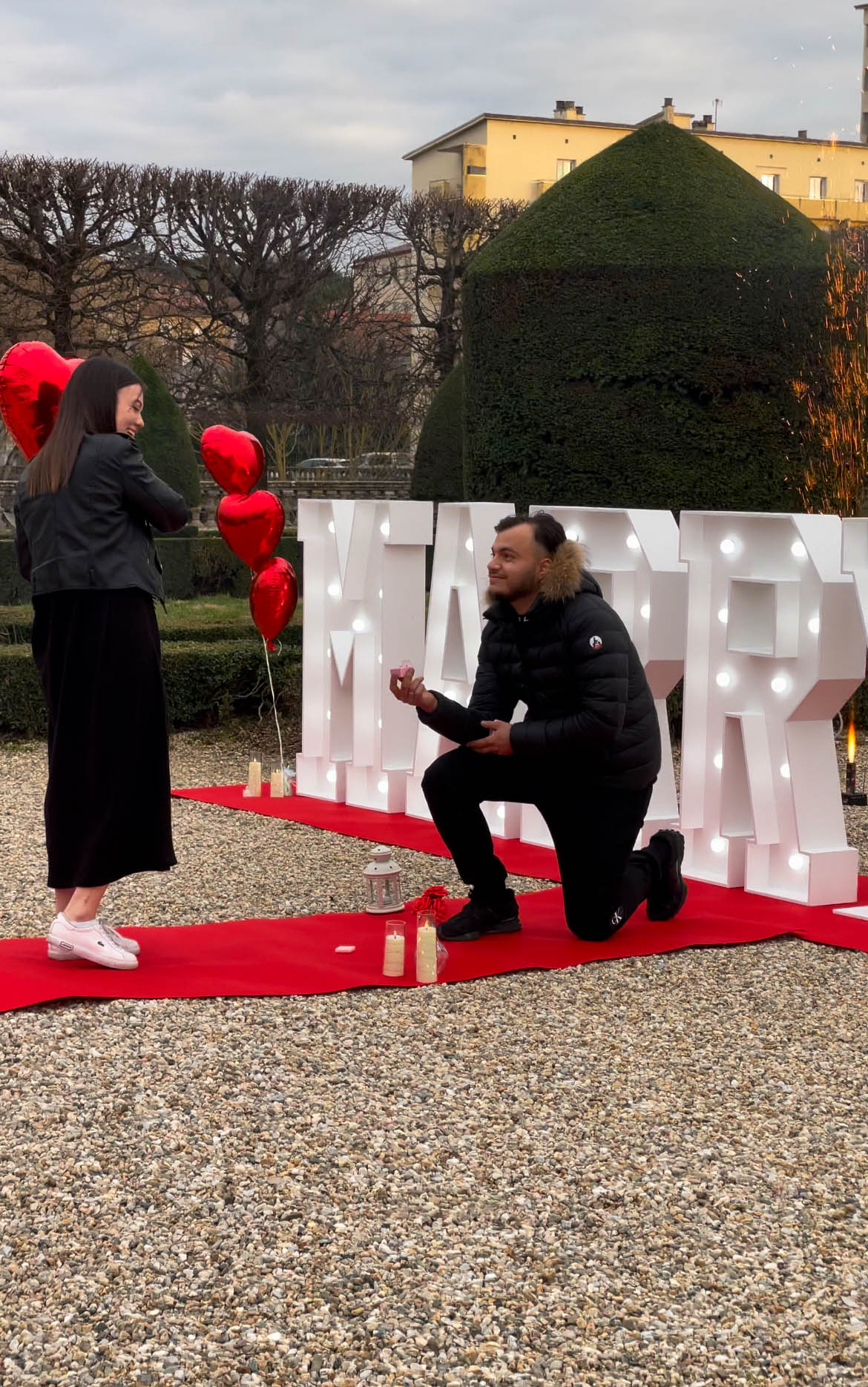 Demande en Mariage au parc de l&rsquo;hotel de ville de castres