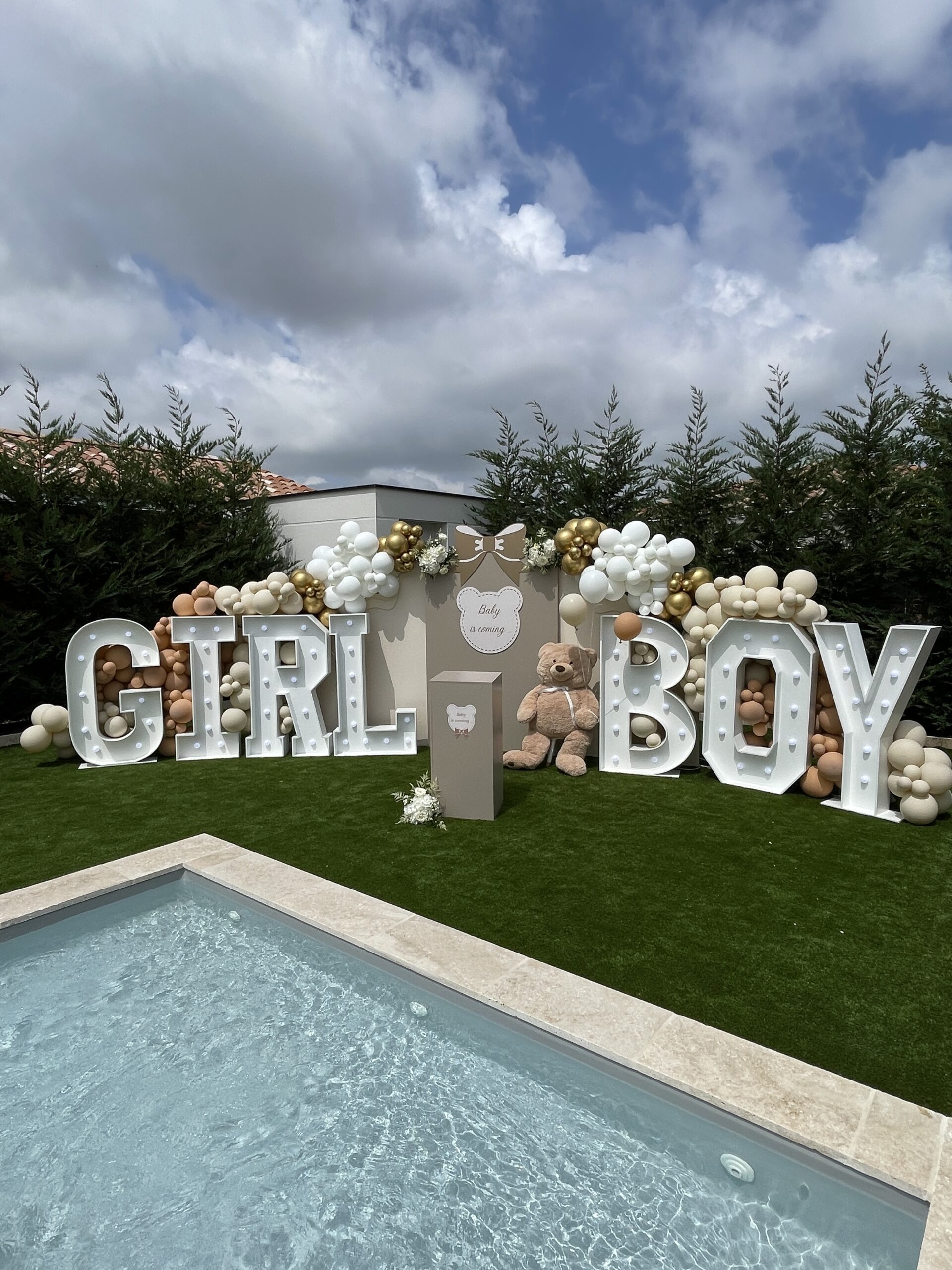 Gender reveal Mylène et Leny